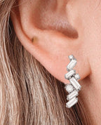 Baguette Long Earrings