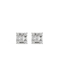 Baguette Illusion Earrings