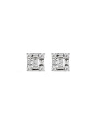 Baguette Illusion Earrings