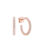 Back Diamond Hoops