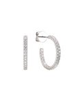 Back Diamond Hoops