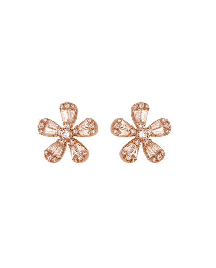 Daisy Baguette Earrings