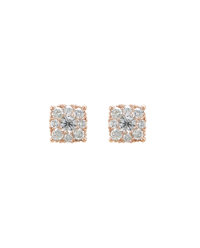 Square Illusion Earrings