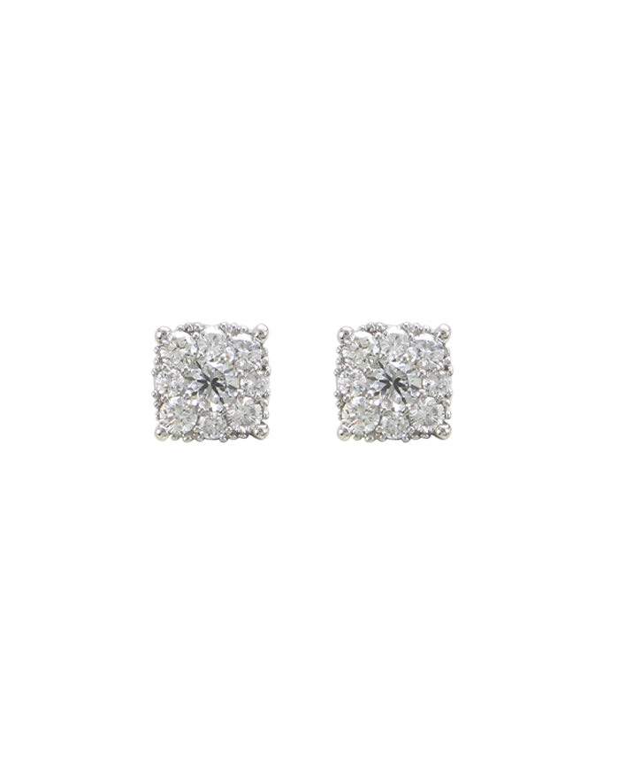 Square Illusion Earrings