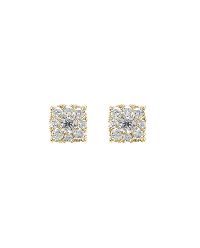 Square Illusion Earrings