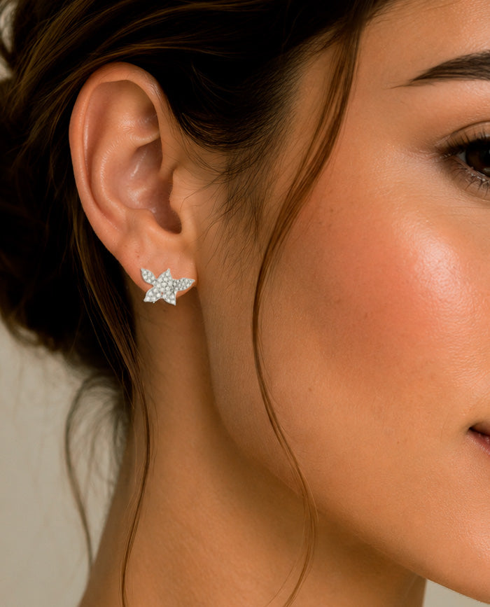 Half Flower 2 Earrings