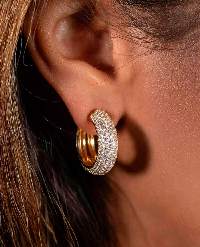 Hoop Pave Small