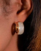 Hoop Pave Thick