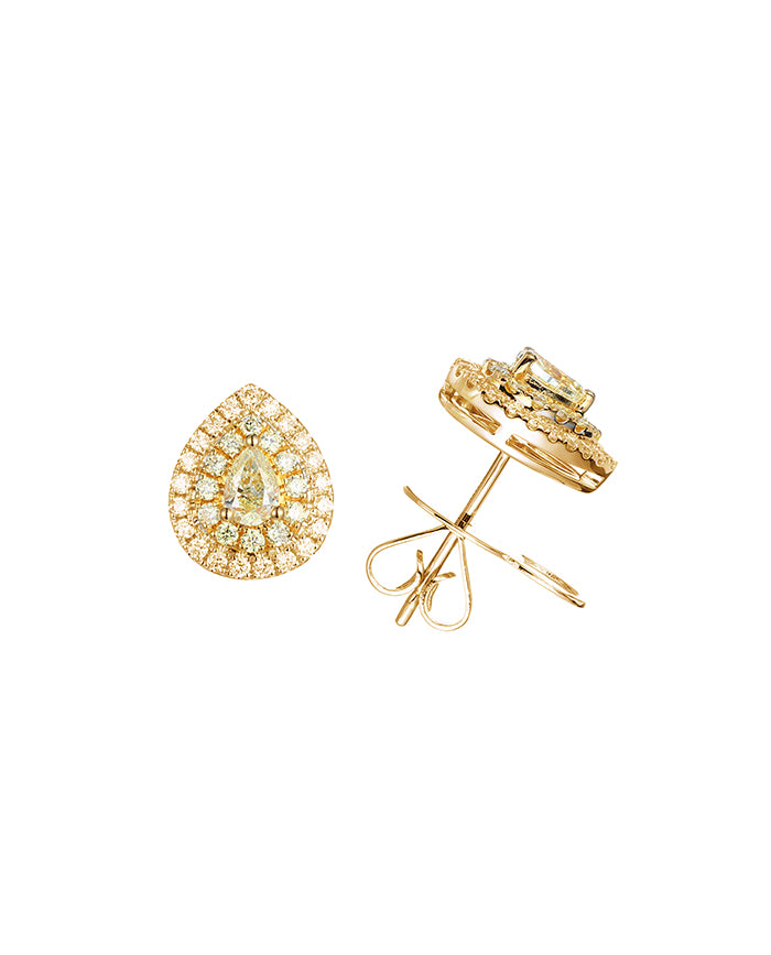 Pear Pave 2 Earrings
