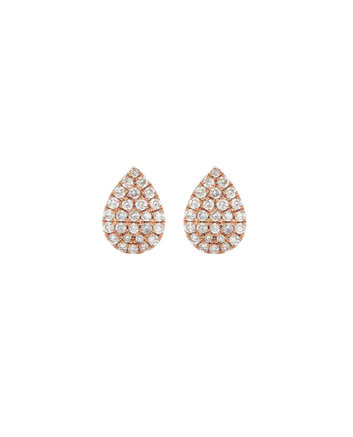 Pear Pave Earrings