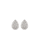 Pear Pave Earrings
