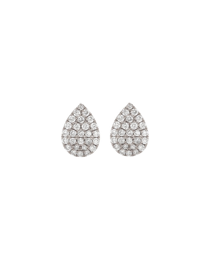 Pear Pave Earrings