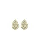 Pear Pave Earrings