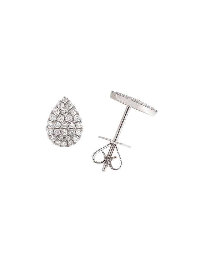 Pear Pave Earrings