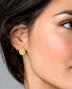 Pear Pave Earrings
