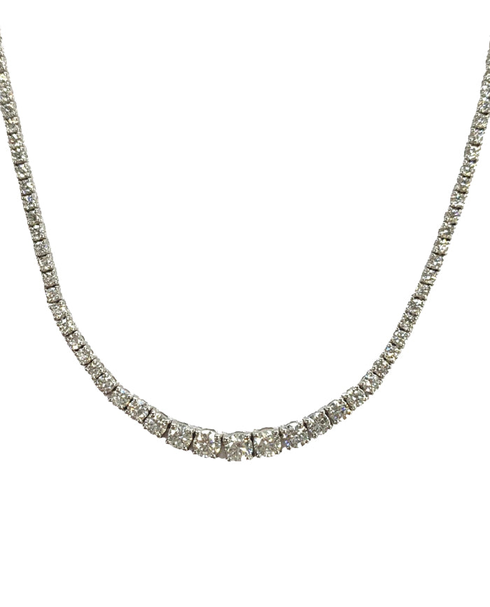 Half Riviera (Four Prong) Necklace