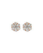Rose Setting Earrings